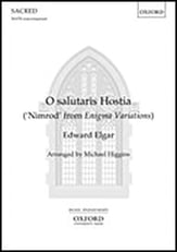 O salutaris Hostia SSATB choral sheet music cover